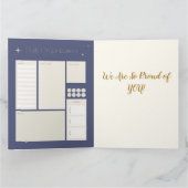 Functioneel/congratules met nieuw bedrijf kaart (Binnen)