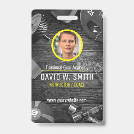 Functioneel Gym-instructeur coach Badge