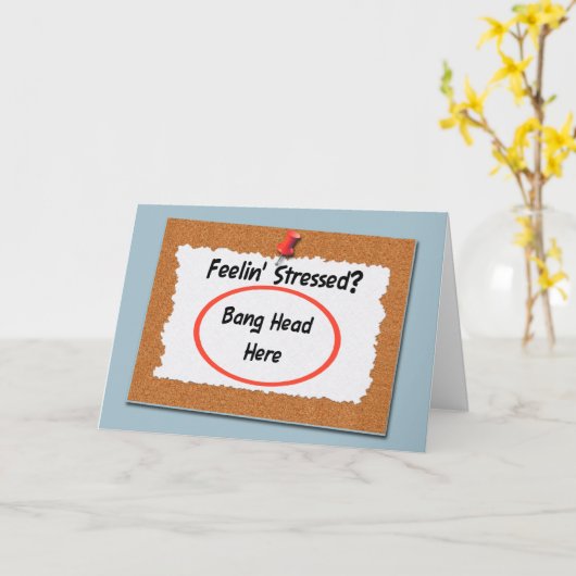 Functioneel professioneel Funny Bang Kaart (Gele Bloem)