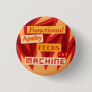 Functionele apathie voedt de machine ronde button 3,2 cm