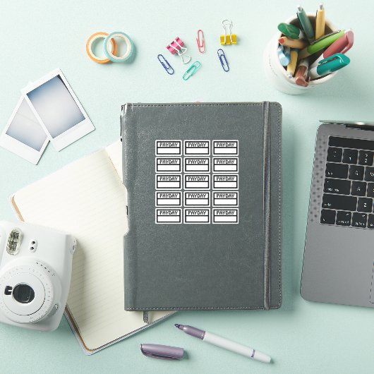 Functionele Betaaldag Sticker (iPad Cover)