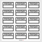 functionele betaaldag sticker (Vel)