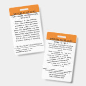 Functionele neurologische stoornis medische kaart badge (Voor- en achterkant)