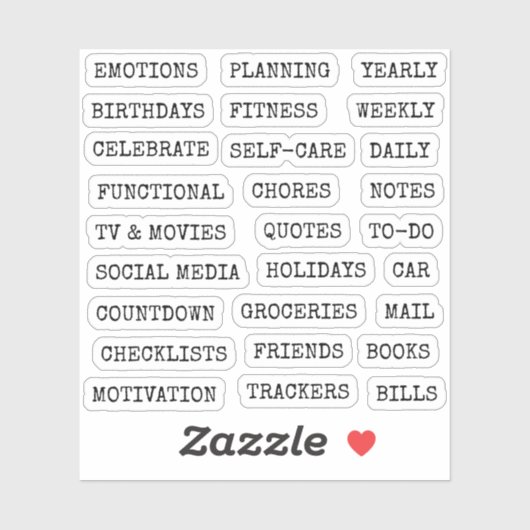Functionele oude scriptplanner tabblad binder sche sticker (Vel)