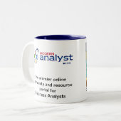 Functionele specificatie-wonder: Business Analyst Tweekleurige Koffiemok (Voorkant links)