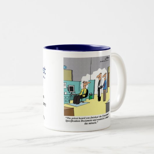 Functionele specificatie-wonder: Business Analyst Tweekleurige Koffiemok (Voorkant rechts)