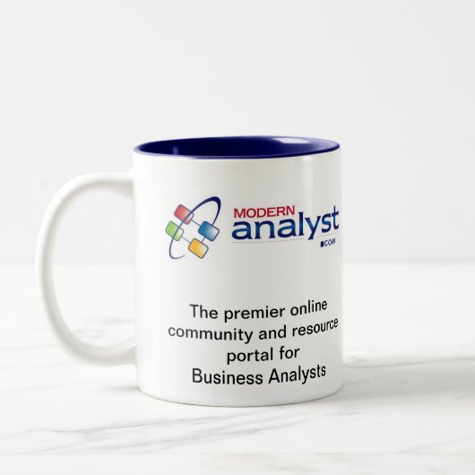 Functionele specificatie-wonder: Business Analyst Tweekleurige Koffiemok (Links)