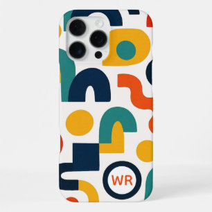 Functvolle Kleurrijke Amoebe Vormen Kunstpatroon iPhone 16 Pro Max Hoesje