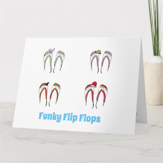 Functy Flip Flop Wenskaart Kaart