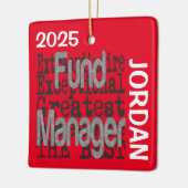 Fund Manager Extraordinaire CUSTOM Keramisch Ornament (Links)