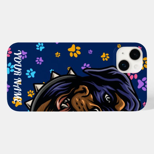 funda Case-Mate iPhone 14 Plus Case / Rottweiler  (Achterkant (horizontaal))
