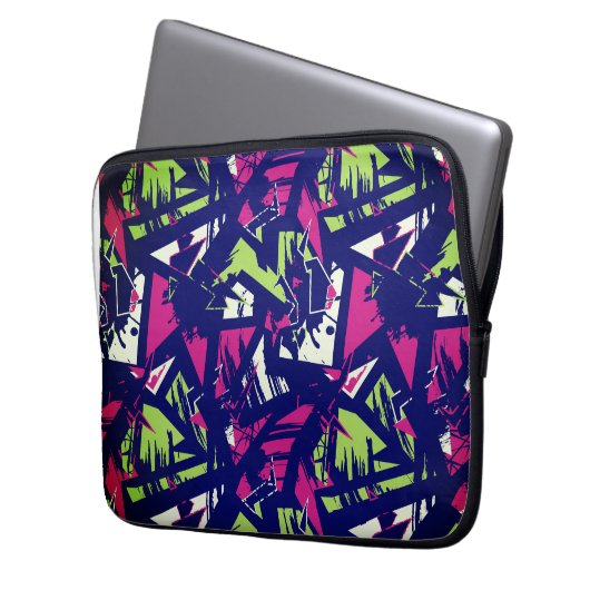 Funda con billetera laptop sleeve (Voorkant Links)