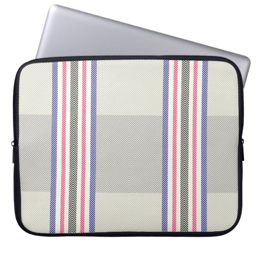 Funda con franjas laptop sleeve (Voorkant)