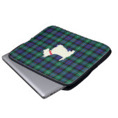 Funda con scotish terrier laptop sleeve (Voorkant onderkant)