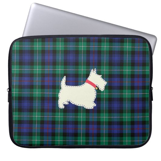Funda con scotish terrier laptop sleeve (Voorkant)