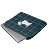 Funda con scotish terrier laptop sleeve (Voorkant onderkant)