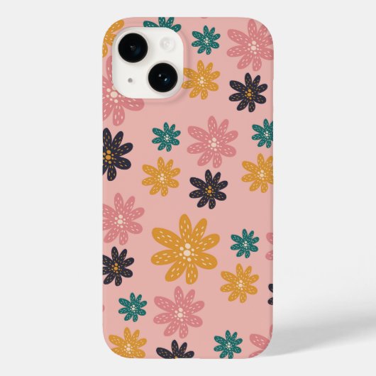 Funda De Case-Mate Para iPhone Flowers Vibes Case (Achterkant)
