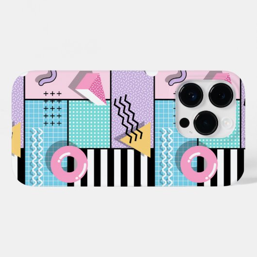 Funda De Case-Mate Para iPhone Memphis Party Case (Achterkant (horizontaal))