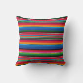 Funda De Cojín Red Serape Saltillo traditional mex Kussen (Achterkant)