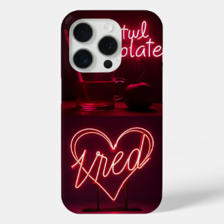 Funda de Corazon y Amor iPhone 15 Pro Case