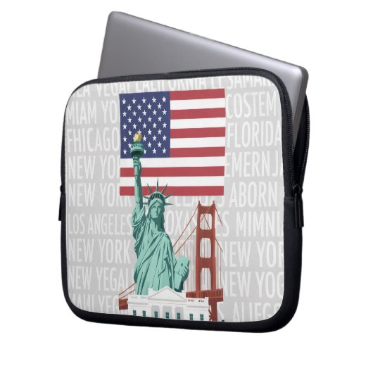 Funda de laptop laptop sleeve (Voorkant Links)