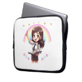 Funda de laptop para profesoras sleeve (Voorkant Links)