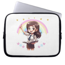 Funda de laptop para profesoras