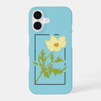 Funda de móvil, carcasa diseño flor monterón iPhone 16 hoesje
