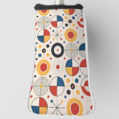 Funda de palo de golf diseño geométrico golfheadcover (Draai 90)