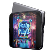 Funda de Portatil Party Night. Laptop Sleeve (Voorkant Links)