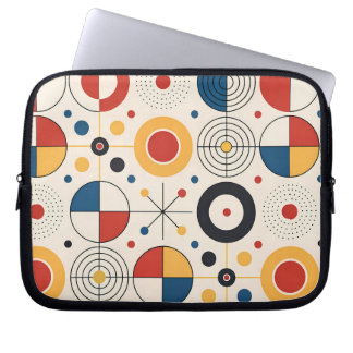 Funda diseño geométrico laptop sleeve