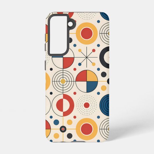 Funda diseño geométrico samsung galaxy hoesje (Achterkant)