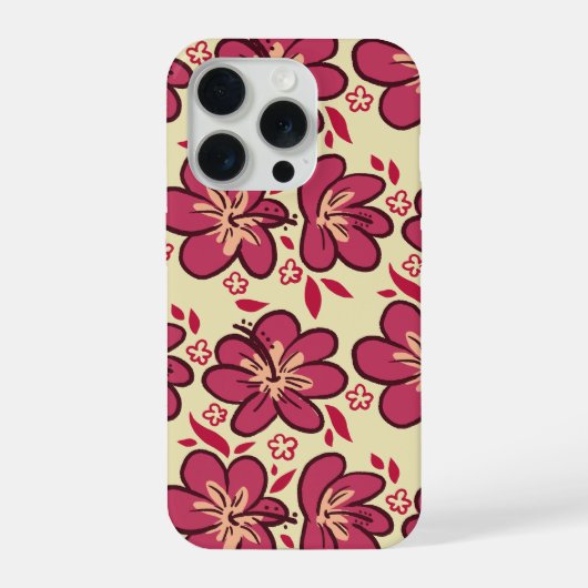 Funda Floral Aesthetic Iphone Hoesje (Achterkant)