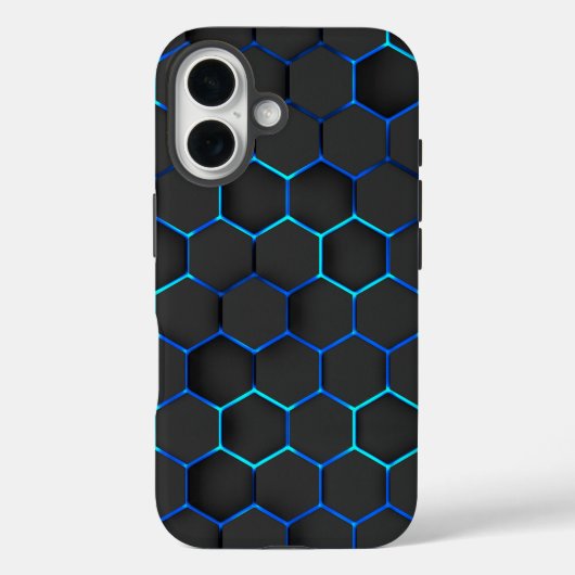Funda futurista, cyber 3d Case-Mate iPhone case (Achterkant)