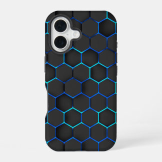 Funda futurista, cyber 3d iPhone 16 hoesje