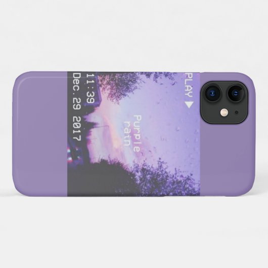 FUNDA IPHONE LILA AESTHETIC Case-Mate iPhone CASE (Achterkant (horizontaal))
