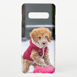 Funda iPhone Samsung Ajustable Poodle Dog Samsung Galaxy S10+ Hoesje