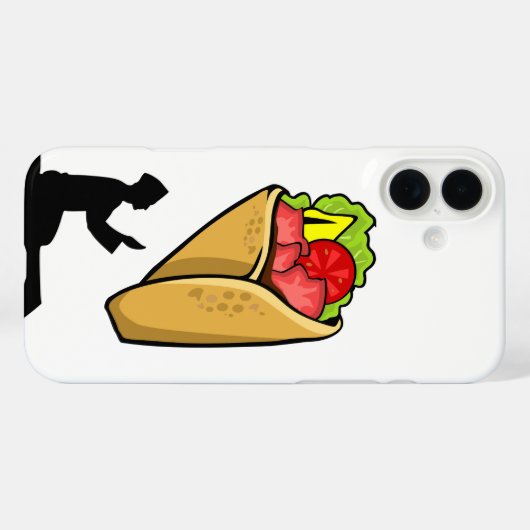 funda kebab Case-Mate iPhone case (Achterkant (horizontaal))