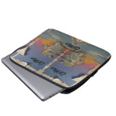 Funda Laptop 13" Neopreno León Rugiendo Papcut Laptop Sleeve (Voorkant onderkant)