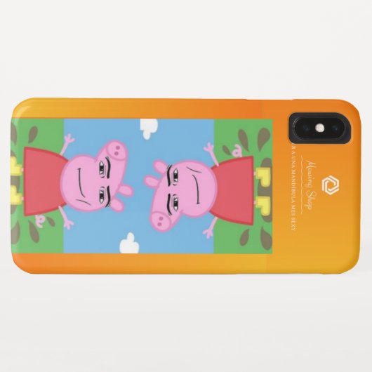 Funda mewing Case-Mate iPhone case (Achterkant (horizontaal))