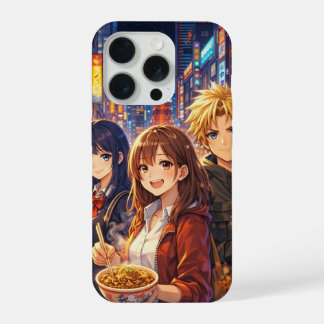 Funda para iPhone Estilo Manga Japonés Neon – Dise 15 Pro Case
