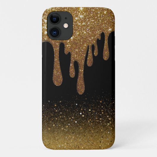 Funda para iPhone / iPad negro con dorado Case-Mate iPhone Case (Achterkant)