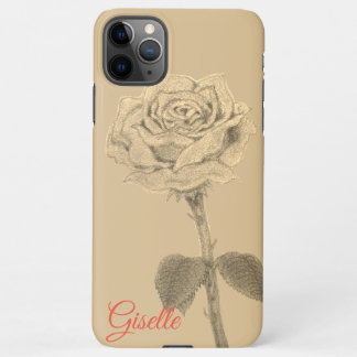 Funda Para iPhone rose iPhone 11Pro Max Hoesje