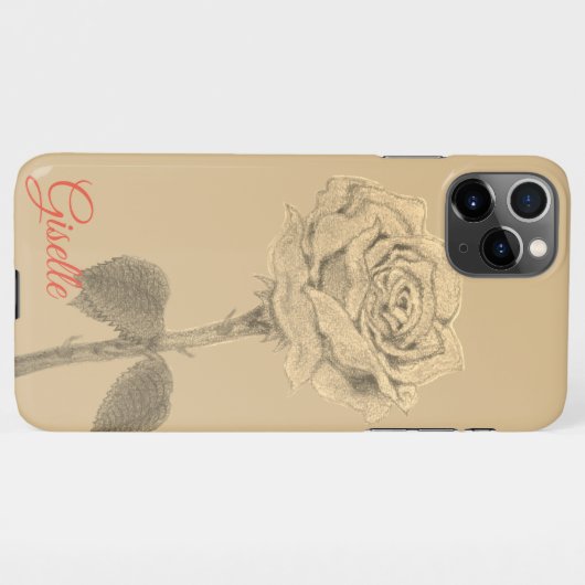 Funda Para iPhone rose iPhone Hoesje (Achterkant horizontaal)