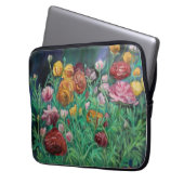 funda para laptop con diseño de flores sleeve (Voorkant Links)