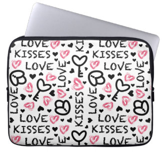 Funda para laptop estilo romántico moderno laptop sleeve