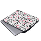 Funda para laptop estilo romántico moderno sleeve (Voorkant onderkant)