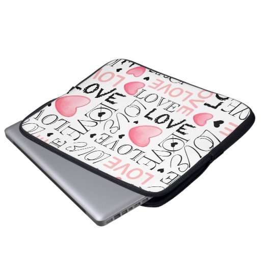 Funda para laptop Romantic Modern Laptop Sleeve (Voorkant onderkant)