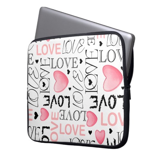 Funda para laptop Romantic Modern Laptop Sleeve (Voorkant Links)