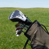 Funda para palo de golf azul jeans con blanco golfheadcover (Insitu)